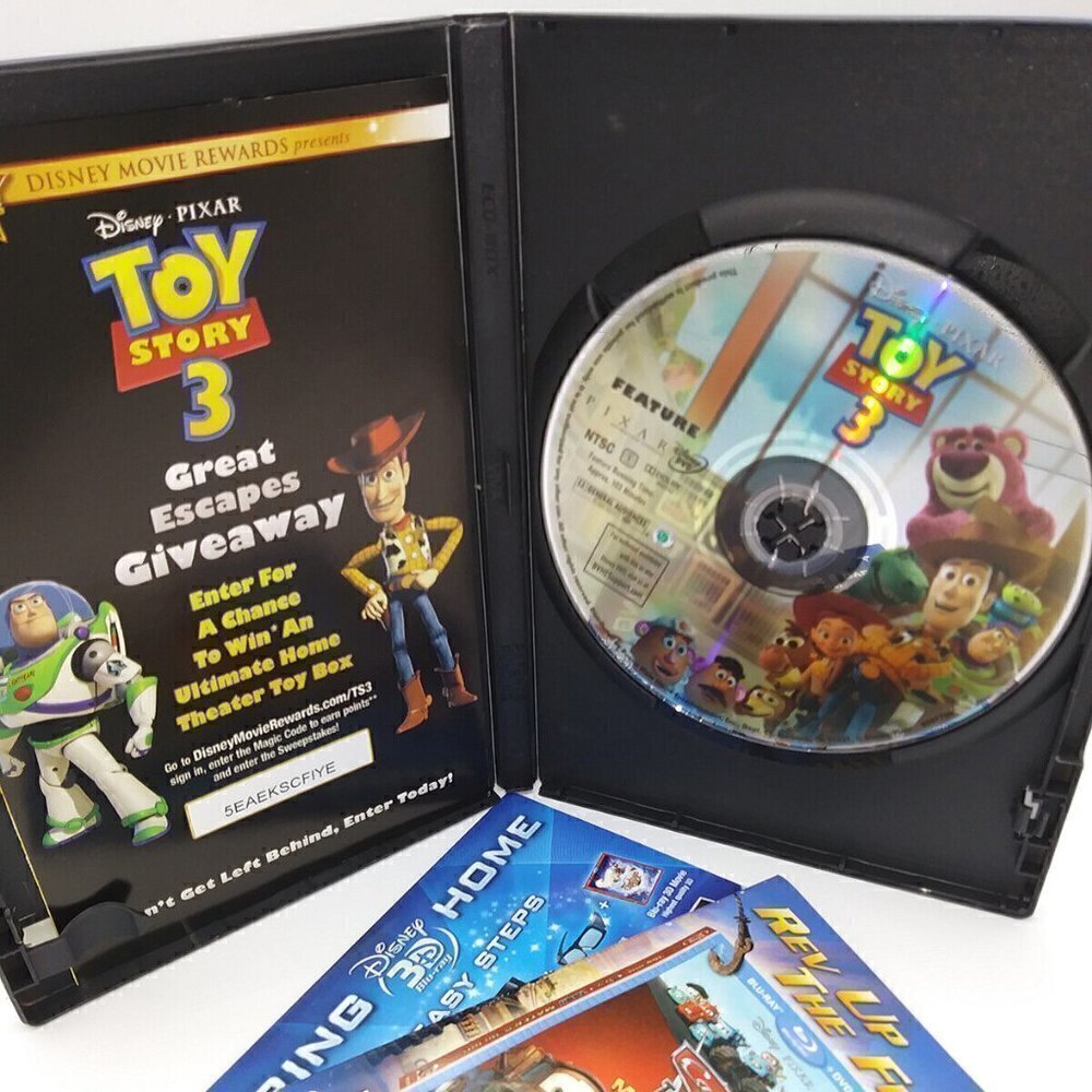 Toy Story 3 DVD Woody Buzz Lightyear Tom Hanks Tim Allen Animation Pixar 2010 - Picture 4 of 7